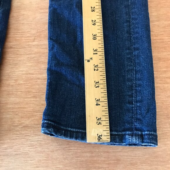 Kate Spade Broome Street Skinny Jeans Women 28 Blue Mid Rise Medium Wash Preppy - Picture 5 of 11